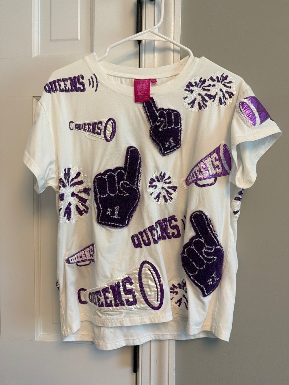 Queen of Sparkles Cheer Tshirt